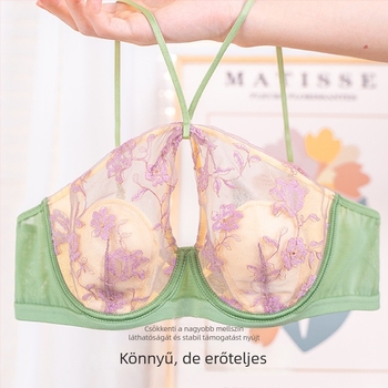 Nyakhoz kötött melltartó halter pántokkal, kosarak nyúlfül formájú, vékony formázott kosár, fő anyag: nejlon, hátul három sor kapocs