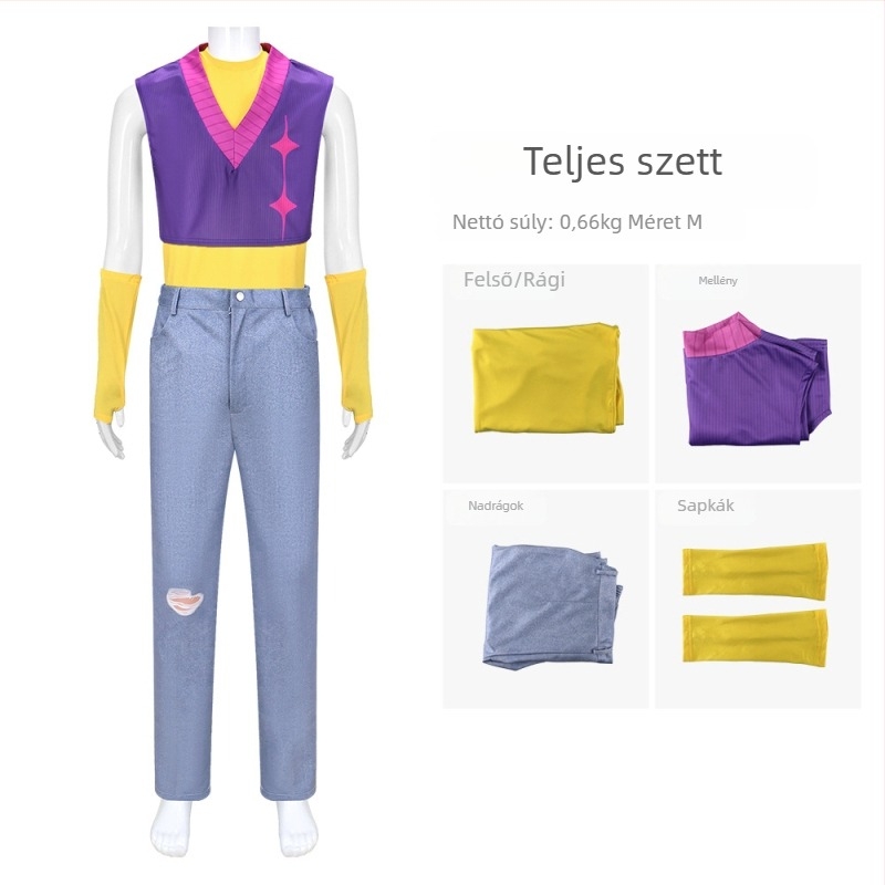K-Pop női csoport cosplay jelmez, uniszex, poliészter 30–50% tartalom, a színpadra nyár 2025