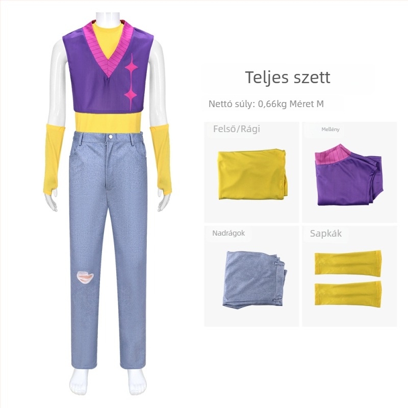 K-Pop női csoport cosplay jelmez, uniszex, poliészter 30–50% tartalom, a színpadra nyár 2025