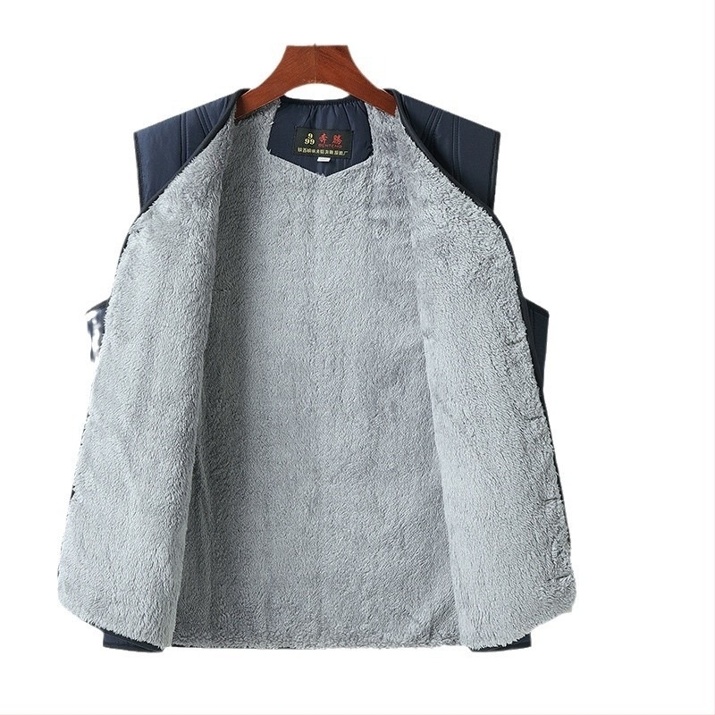 Mellény téli hímzéssel, poliészter anyag 90–95%, városi ingázó stílus, 2024 tél