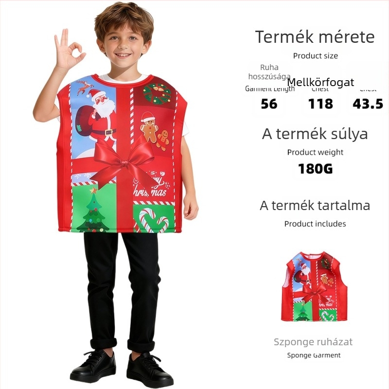 Gyerekeknek készült cosplay jelmez készlet — uniszex, poliészter + spandex, játék/animés szerepjátékhoz, 17 év alattiaknak