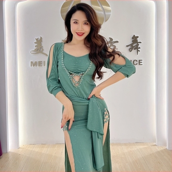 Has-tánc gyakorló ruha — Shaabi Baladi köntös, poliészter, Danyi Brahman, nők, 2023 ősz