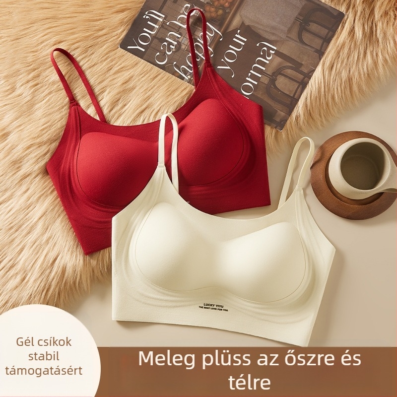 Wrap melltartó/bandeau, 3/4 kosár formázott (felső vékony, alsó vastag), Nylon/Poliamid 88%, lélegző, emelés, oldalsó támasz