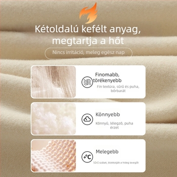 Slim-fit viszkóz T‑shirt kerek nyakkal, hosszú ujjú, téli 2024