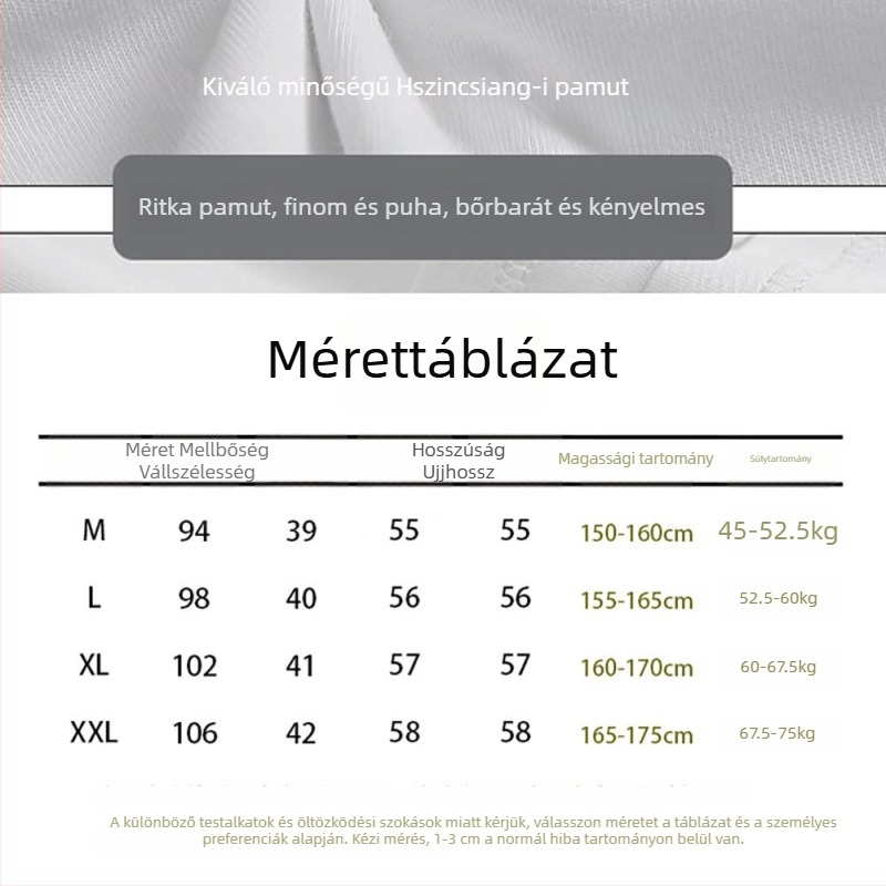 Női pamut T‑póló, hosszú ujjú, kerek nyakú, szöveges nyomtatás, koreai stílusú laza viselet, normál szabás, tavasz 2024