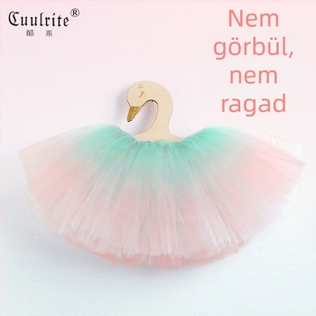 Gyerekeknek szóló balett tutu ruha, rövid tüll szoknya táncra