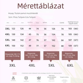 Plusz méretű kismama pizsama szett, 100% pamut seersucker, kerek nyakú, otthoni viselet