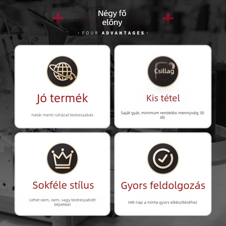 Női ruházat gyártási szolgáltatás – teljes anyagcsomag, kis tételben gyártás, mintadarabok és címkézés