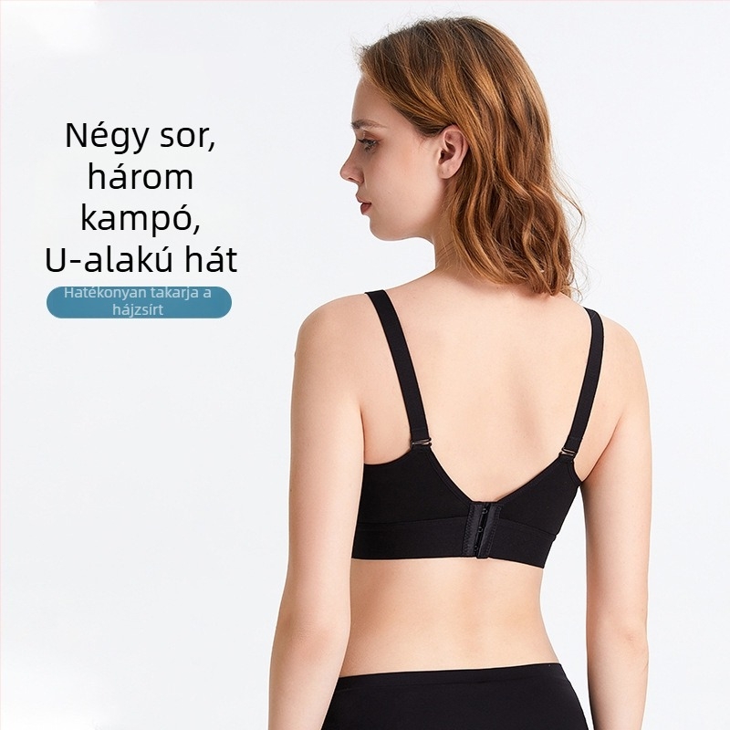 Kéz nélküli szoptatós melltartó pamutból, könnyű nyári dizájn, vékony kosár, nagy méret, kényelmes