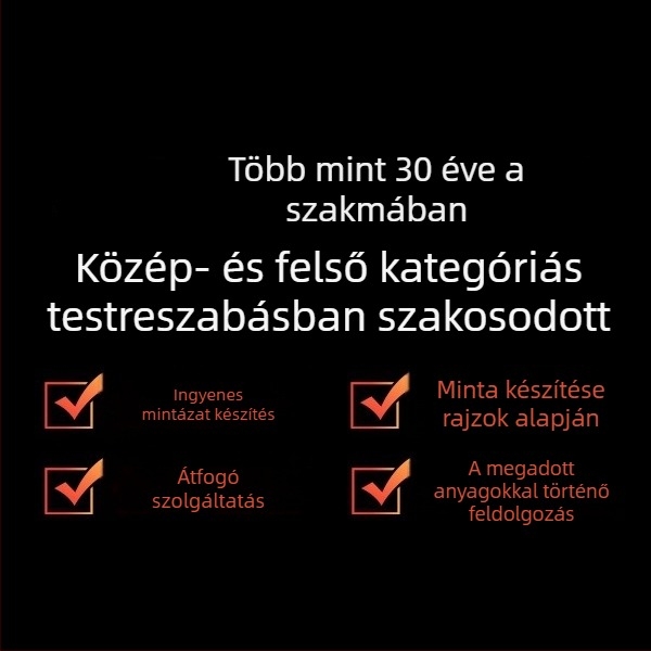 Női ruházat egyedi gyártása rajzok alapján, munkaerővel és anyagokkal együtt