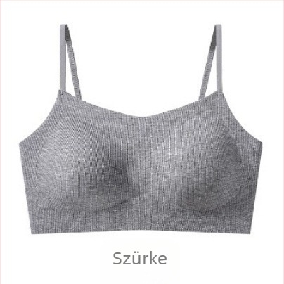 Rugalmas, varrat nélküli melltartó váll nélküli kis mellekhez, bandeau stílus, fix kosarakkal, vékony töltéssel