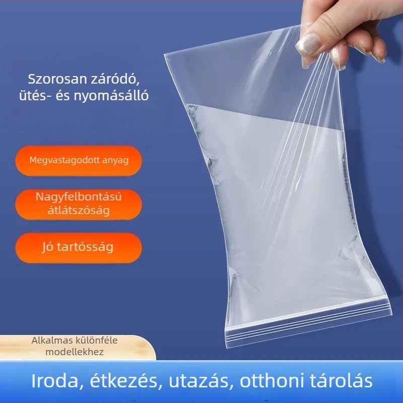 Átlátszó vízálló tasak mobiltelefonhoz, porvédett, önzáró, érintőképernyővédelmet nyújtó, egyalkalmas esőálló záró taska (Leehan • Yiwu • Anyag: Új anyag • Zárás hossza: 1–1,5 cm)