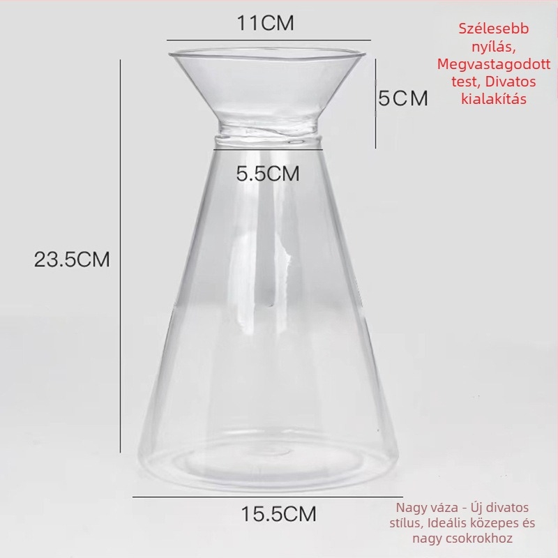 Műanyag spirál virágtartó belső linerrel hidroponikus virágcsokrokhoz; félautomata gyártás; magáncímkézhető; márka Beautiful; tolerancia ±1–2 cm