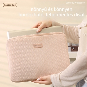 Runyu kordbársony laptop táska Huawei és Apple számára, 14–15,6 hüvelyk, üzleti utakhoz, uniszex