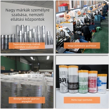 Autó porvédő film, ragasztócsík nélkül, 8 µm vastagság, PE alapú, ~70% fényáteresztés, testreszabott gyártás