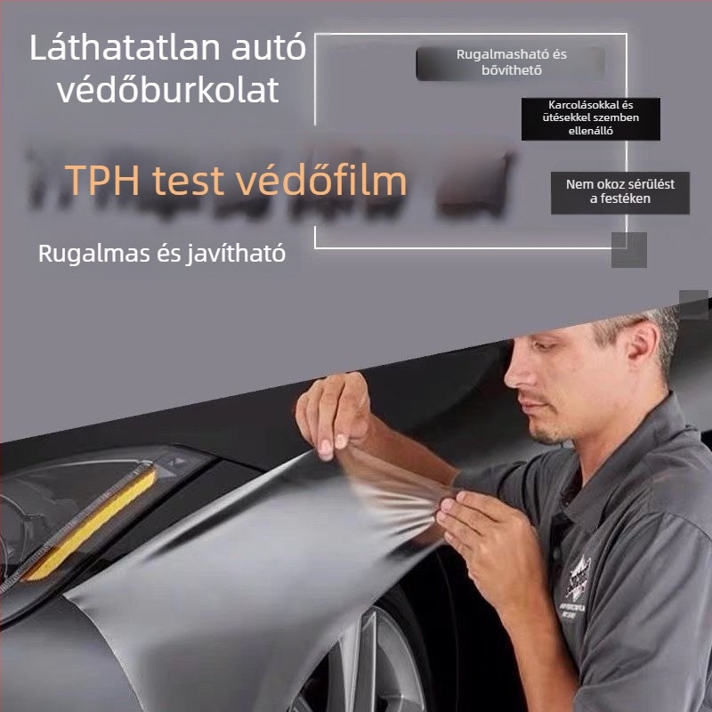 PU anyagú teljes autó wrap fólia, felhelyezés szívócsésze használatával