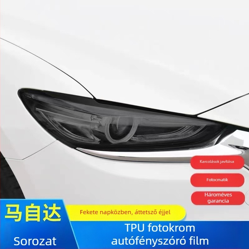Mazda3 (2020–2024) fényszóró fólia, TPU