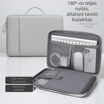 14 hüvelykes laptop tok Oxford anyagból, ultrakönnyű, ütésálló védelem, Apple és Huawei 13,3 hüvelykes notebookokhoz