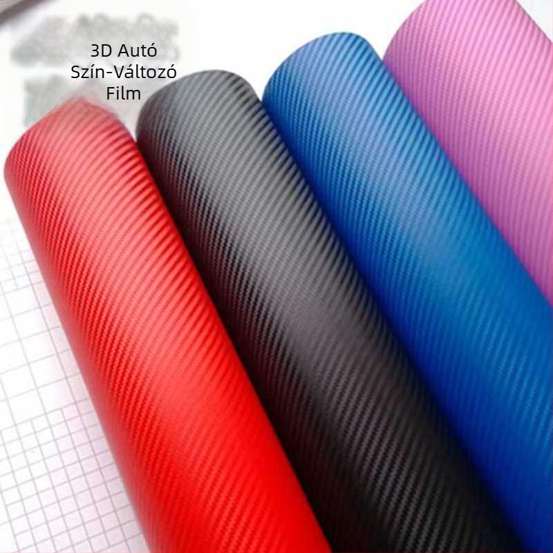 AXE PVC 3D karbon szálas belső fólia műszerfalhoz és központi konzolhoz – autó belső felújítás, 3 éves garancia