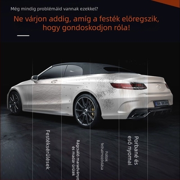 Hongpengfa K-sorozat autóburkolat-tisztító; eltávolítja a foltokat, rovarragasztót és fa gyantáját; tisztítja a fényezett felületen lévő vízfoltokat és vízjelzeteket; 3 éves érvényességi idő