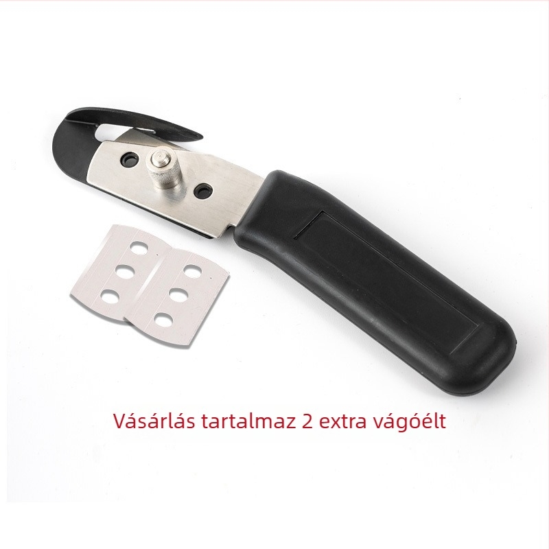 KNS rozsdamentes acél autófóliavágó kés, többfunkciós eszköz karosszériafólia, scraper