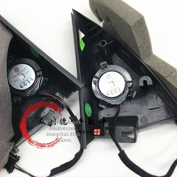 Autóberendezés tweeter a Tiguan A-oszlopához és a tolató tükör belső paneljéhez – Tiguan-kompatibilis, Átmérő 5, Teljesítmény 5, Frekvencia-válasz 4