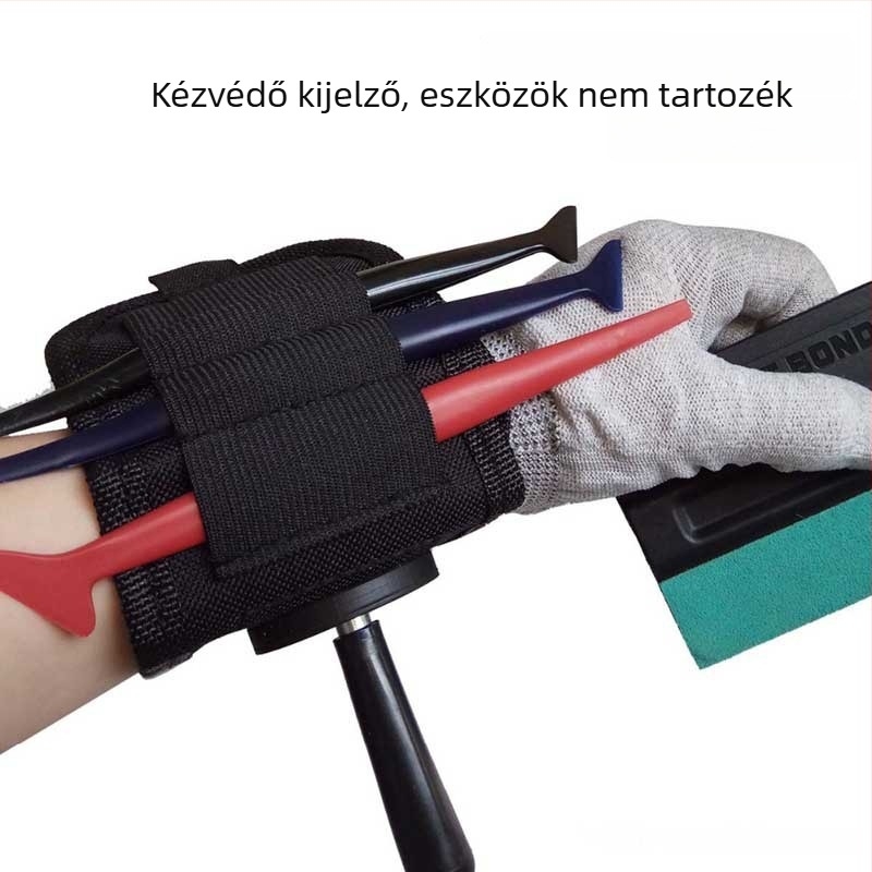 Autóvinil fóliázó készlet mágneses csuklópánttal és kaparóval – Oxford anyag, TACARO