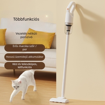 Kézi vezeték nélküli porszívó mopval — kompakt, erős szívás 4100–5000 Pa, beépített akkumulátor 1001–1600 mAh, üzemidő 0–1 óra, USB töltés, porgyűjtő tartály