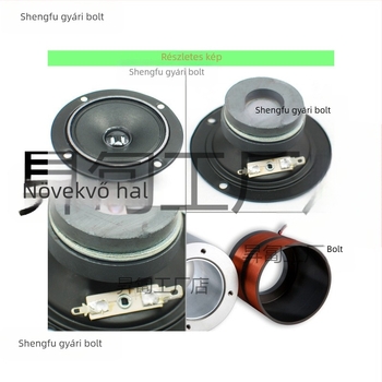 KTV-hez tartozó magas frekvenciájú hangszóró, tiszta és átlátható hangzással