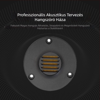 Haier-stílusú tweeter hajlított diafragmával, PI+AL diafragmaanyag, többs magnetikus áramkör, otthoni használatra, magas fidelitás