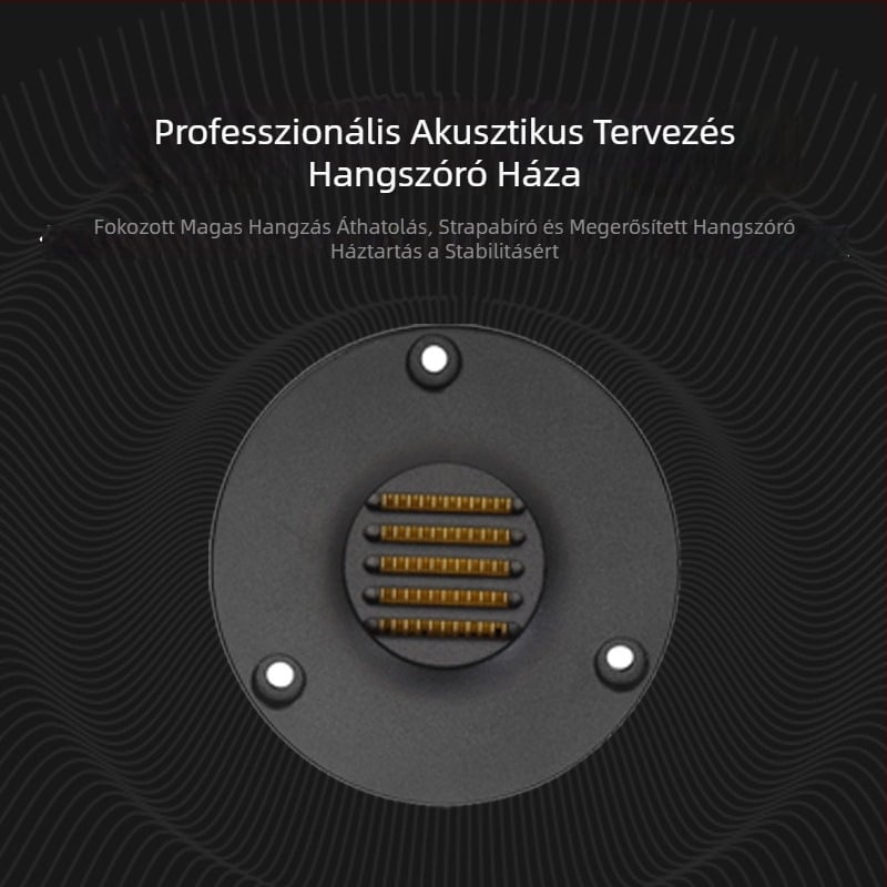 Haier-stílusú tweeter hajlított diafragmával, PI+AL diafragmaanyag, többs magnetikus áramkör, otthoni használatra, magas fidelitás