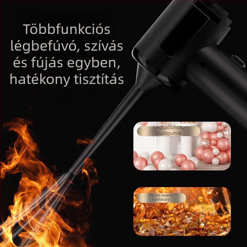 Kézi autóporszívó, vezeték nélküli, újratölthető, 11.1V, 100W, 20000Pa