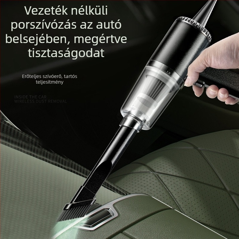 Kézi autóporzsívó, 120W, 5V, 6000Pa, újratölthető, Shangchen
