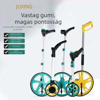 Kézi távolságmérő digitális kijelzővel (Modell 101, tartomány 0–9999.9 m, pontosság ±0.5, tömeg 600)