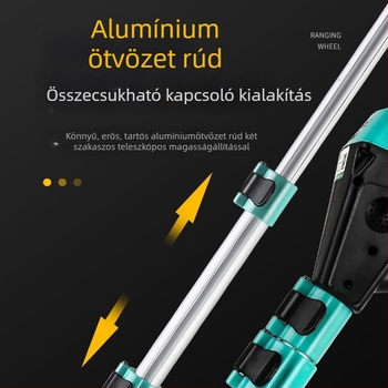 Kézi távolságmérő digitális kijelzővel (Modell 101, tartomány 0–9999.9 m, pontosság ±0.5, tömeg 600)