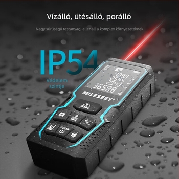 Lézeres távolságmérő, infravörös mérés, magas pontosságú kézi vízálló eszköz (Márka Magnification; Távolságmérő típusa: Lézeres távolságmérő; Maximális memória: 30)
