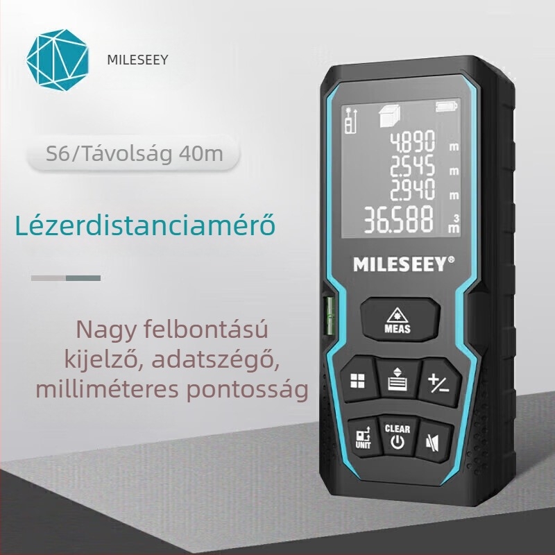 Lézeres távolságmérő, infravörös mérés, magas pontosságú kézi vízálló eszköz (Márka Magnification; Távolságmérő típusa: Lézeres távolságmérő; Maximális memória: 30)