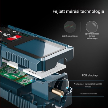 Q Fugge Lézeres távolságmérő - Magas pontosságú kézi infravörös mérőeszköz, Digitális vonalzó W