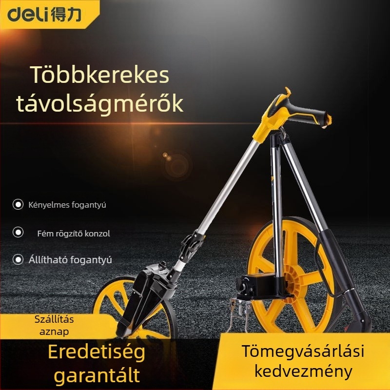 Digitális kijelzős távolságmérő kerék, kiváló pontosságú mechanikus toló mérő