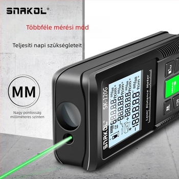 Zöld fényű lézeres távolságmérő, kültéri használatra, nagy pontosságú digitális vonalzó, kézi Bluetooth lézerszint a helyiségek méréséhez