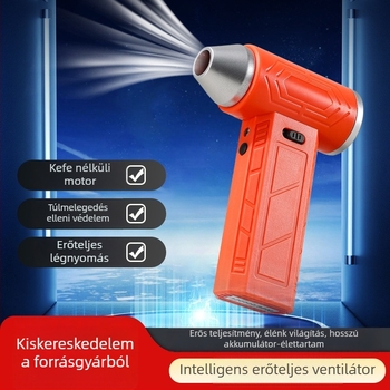 Rongba Erőteljes turbo autós porszívó integrált szívás és fúvás funkcióval, mini hordozható kézi készülék