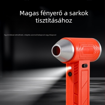 Rongba Erőteljes turbo autós porszívó integrált szívás és fúvás funkcióval, mini hordozható kézi készülék