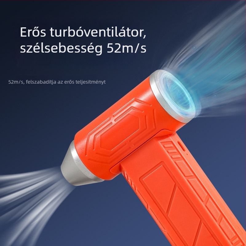 Rongba Erőteljes turbo autós porszívó integrált szívás és fúvás funkcióval, mini hordozható kézi készülék