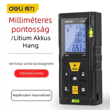 Deli lézer távolságmérő, 50–120 m, kézi, infravörös, nagy pontosságú elektronikus vonalzó