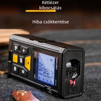 Deli lézer távolságmérő, 50–120 m, kézi, infravörös, nagy pontosságú elektronikus vonalzó