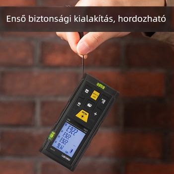 Deli lézer távolságmérő, 50–120 m, kézi, infravörös, nagy pontosságú elektronikus vonalzó
