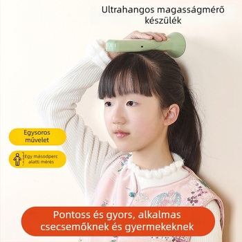 Ultrahangos magasságmérő – hordozható elektronikus mérőeszköz otthoni használatra, gyermekek magasságmérője