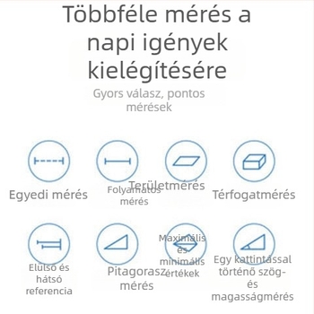 LS-P lézeres távolságmérő, kompakt infravörös digitális vonalzó a helyiségek méréséhez