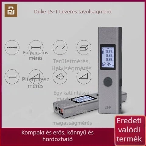 LS-P lézeres távolságmérő, kompakt infravörös digitális vonalzó a helyiségek méréséhez