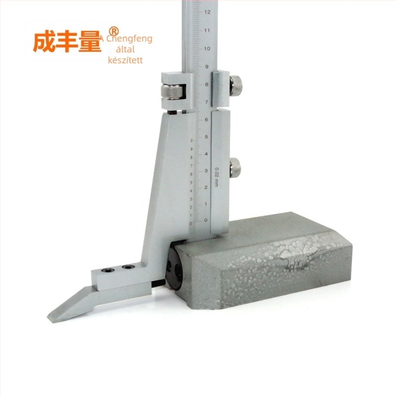 Rozsdamentes acélból készült digitális magasságmérő vernier-skálával